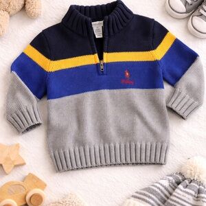 Ralph Lauren Hooded Sweater – 9 Months